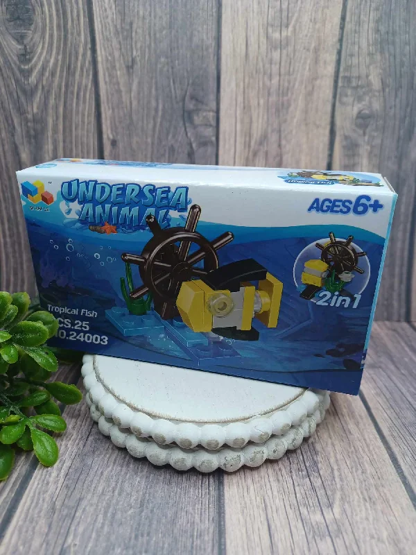 Christmas Snowflakes Underwater Building Block Set - Tropical Fish