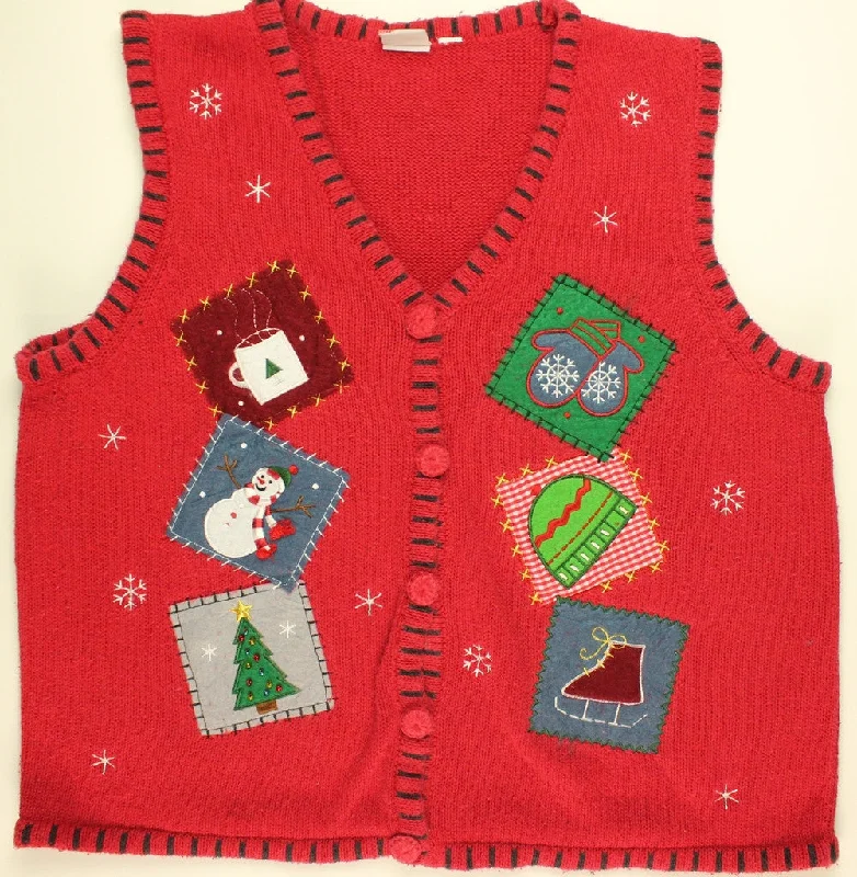 Warm Me Up Winter- Medium Christmas Sweater