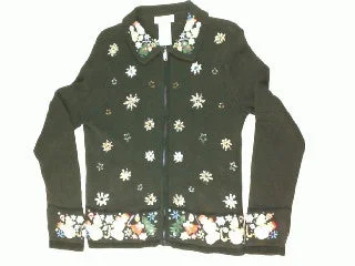 Christmas Family Holiday Movie Night Where's The Snowman?-X Small Christmas Sweater