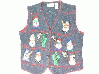 Christmas Cozy Warm Blankets Yippee Ki Yay-Small Christmas Sweater