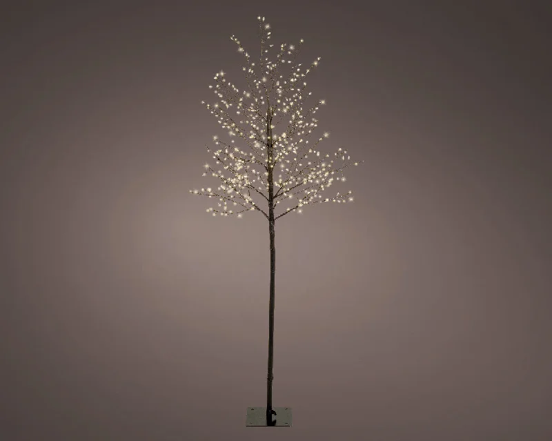 Christmas Cheerful Holiday Atmosphere 1.5m Micro Warm White LED Black Outdoor Tree by Lumineo Christmas Cheerful Holiday Atmosphere 1.5m Micro Warm White LED Black Outdoor Tree by Lumineo