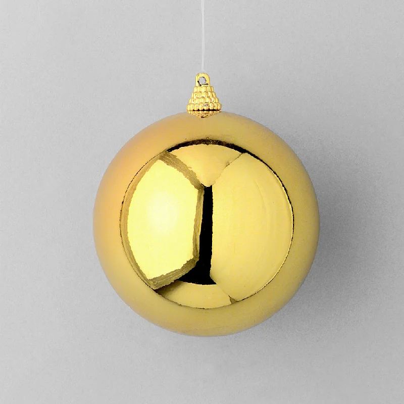 Christmas Fireplace Decor 100 mm Plastic Ball Ornament