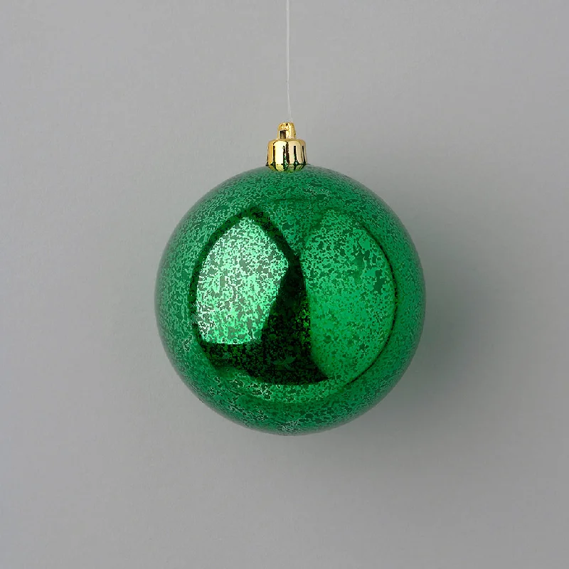 Christmas Pinecones 100 mm Plastic Mercury Ball Ornaments