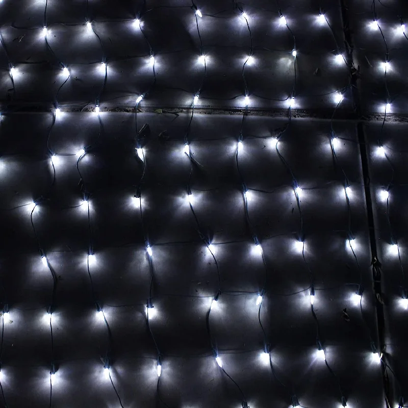 Christmas Wrapping 150 LED Net Lights, Pure White