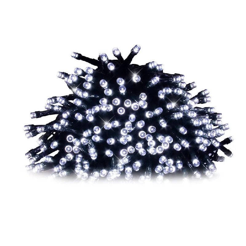 Christmas Snowy Mountains 200 B/O LED Cool Lights in Jar with Timer