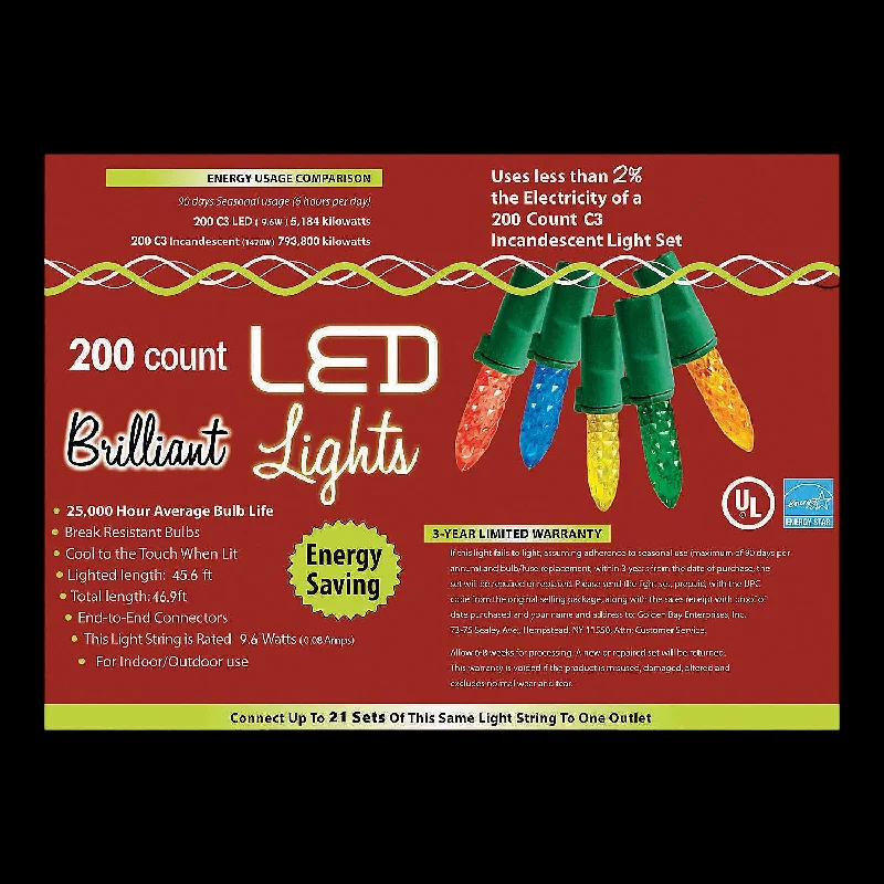 Christmas Baking 200L MU Holiday LED Lights - C3 Style