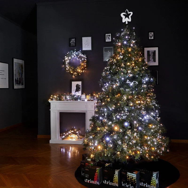 Christmas Celebration 20m 250 LED Twinkly Smart App Controlled String Lights Gold & Silver Edition Christmas Celebration 20m 250 LED Twinkly Smart App Controlled String Lights Gold & Silver Edition