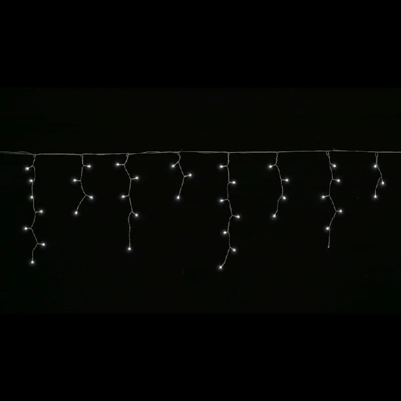 Christmas Jolly Festivities 300 B/O LED Cool Icicle Lights with Timer