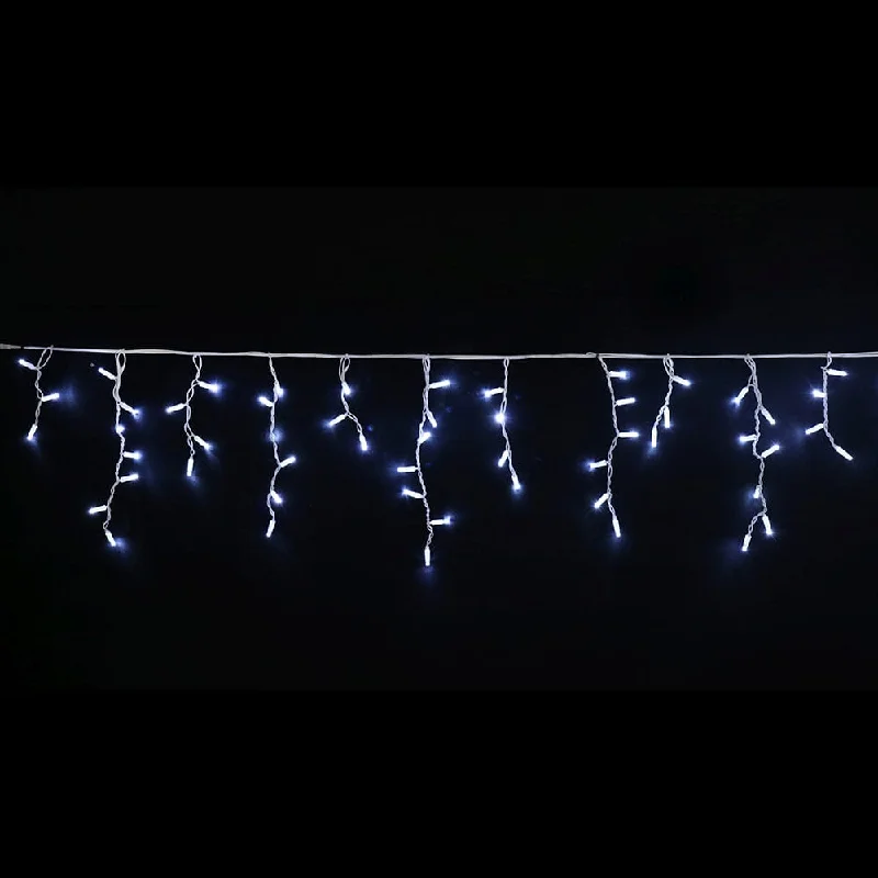 Christmas Cozy Warm Blankets 340 LED White Heavy Duty Connectable Icicle Lights