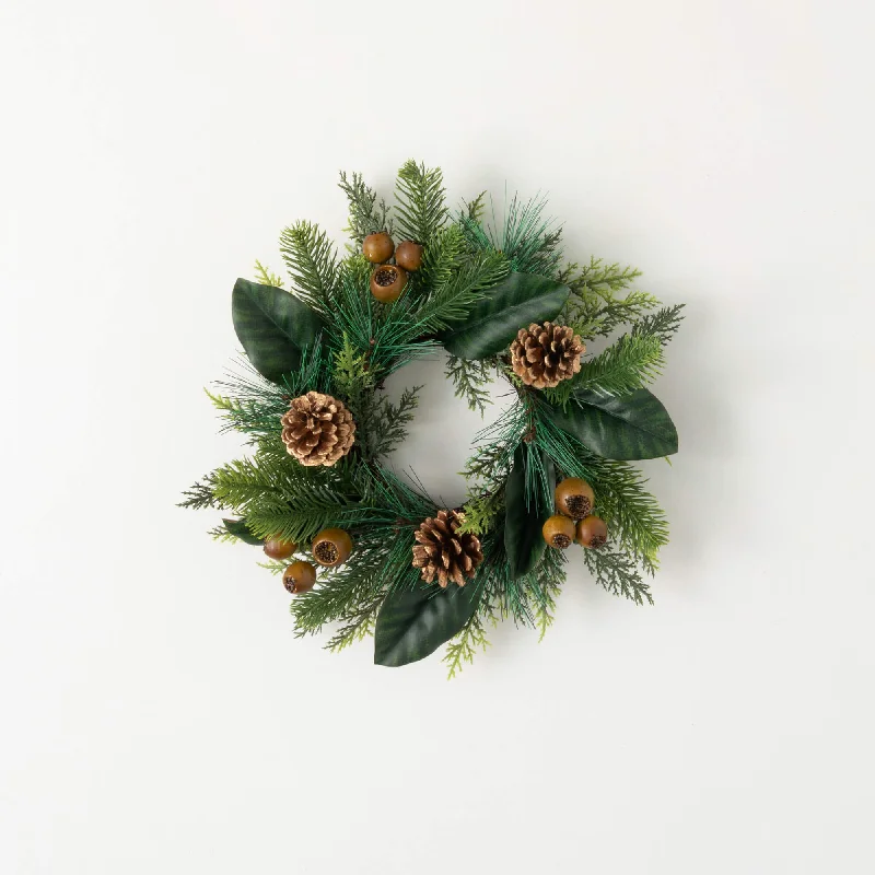Christmas Magical Traditions Mixed Pine Magnolia Ring