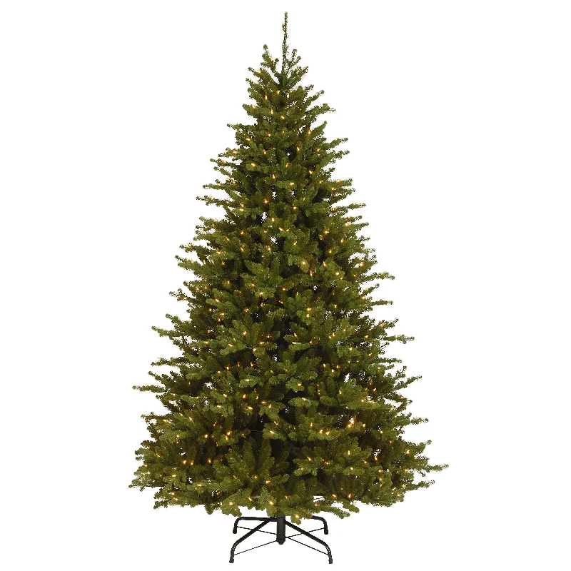 Christmas Fireplace 7.5 ft. Pre-Lit Neshanic Valley Spruce Tree with Dual Color LED Lights Christmas Fireplace 7.5 ft. Pre-Lit Neshanic Valley Spruce Tree with Dual Color LED Lights