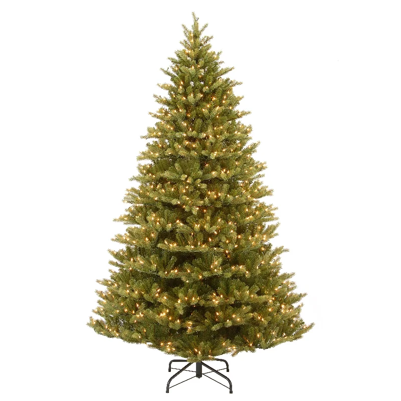 Holiday Lights 7.5 ft. Pre-Lit Normandy Fir Tree with Clear Lights