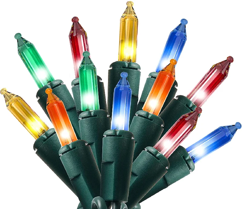 Christmas Music 77.4 FT 300 Count Christmas Multicolor Green Wire String Lights