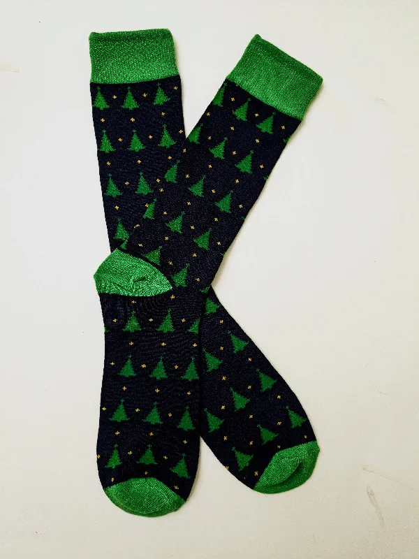 Christmas Wrapped With Love Christmas Tree Crew Sock