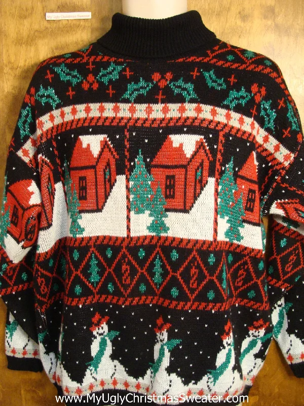 Amazing Snowy Town Christmas Sweater