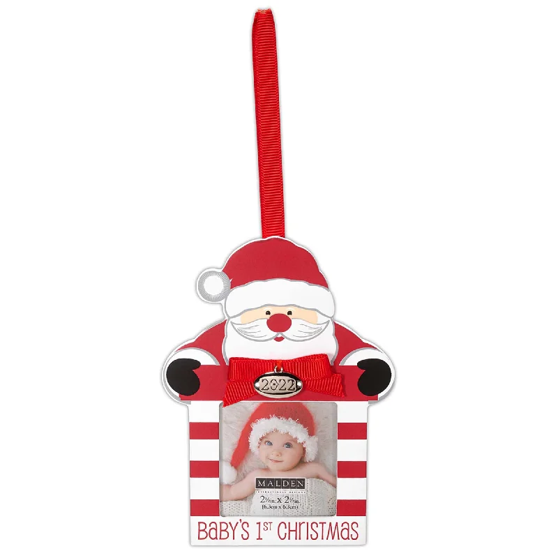 Christmas Jolly Festivities Baby's 1st Christmas Ornament, 2,5 x 2,5 Inches, 1 Count