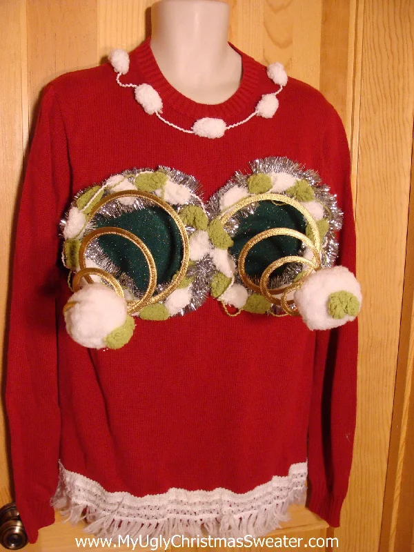 Best 3D Spring Boobs Christmas Sweater