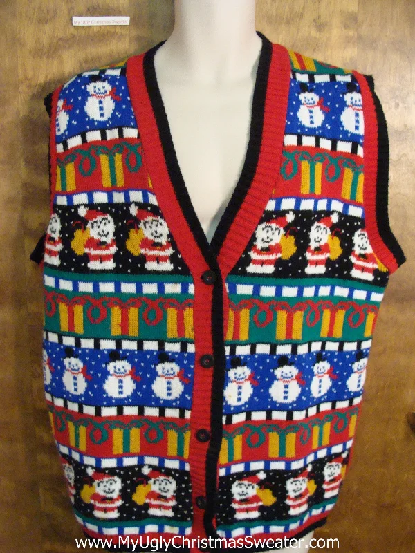 Christmas Festive Candle Arrangements Best Colorful Vest Ugly Christmas Sweater