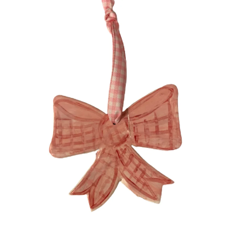 Christmas Church Service Bow Ornament