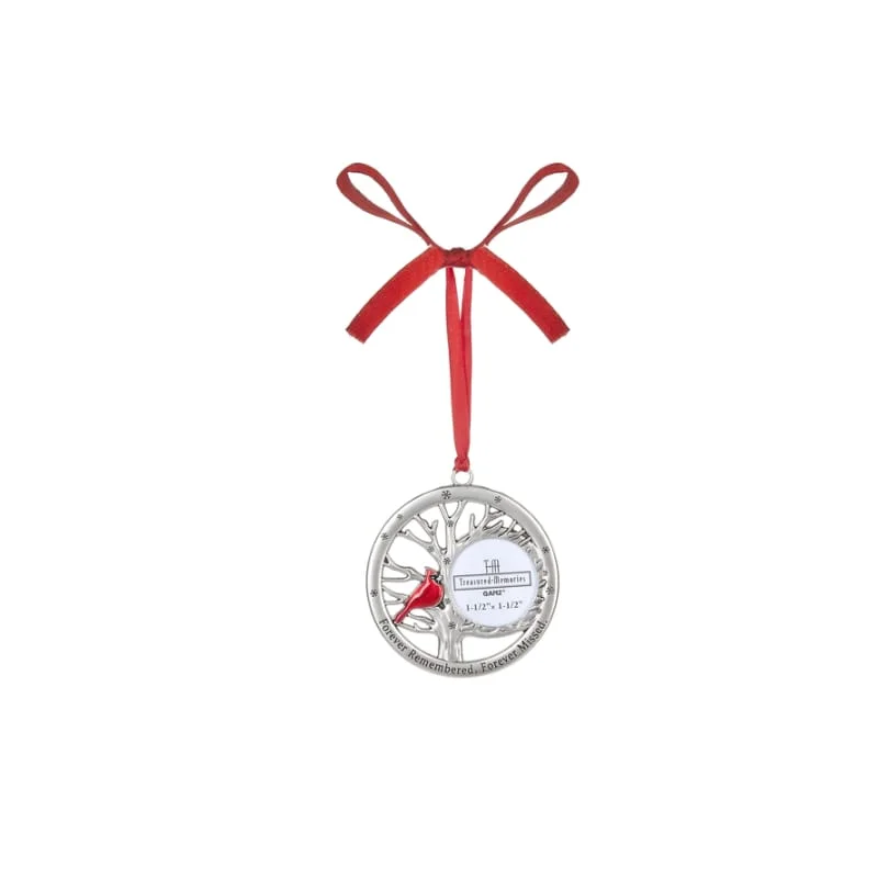 Christmas Jolly Festivities Cardinal Picture Frame Ornament
