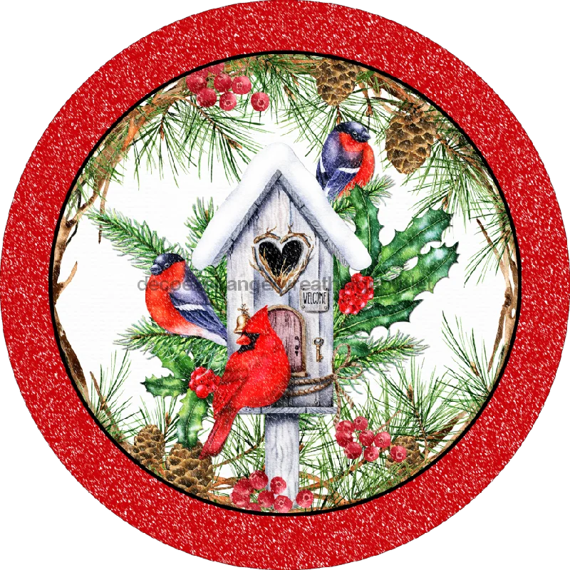 Christmas Stocking Stuffers Cardinal Sign, Winter Sign, Christmas Sign, 10" Round, VINYL-DECOE-104, Sign For Wreath, 10" Vinyl Round Christmas Stocking Stuffers Cardinal Sign, Winter Sign, Christmas Sign, 10" Round, VINYL-DECOE-104, Sign For Wreath, 10" Vinyl Round