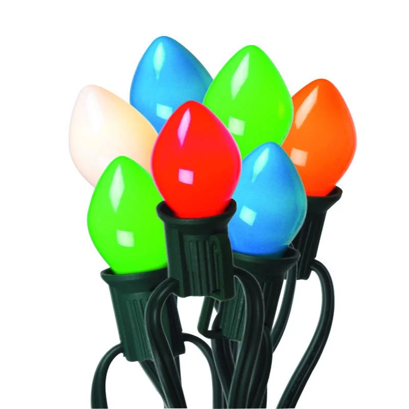 Christmas Presents Celebrations Incandescent C7 Multicolored 25 ct String Christmas Lights 25 ft. Christmas Presents Celebrations Incandescent C7 Multicolored 25 ct String Christmas Lights 25 ft.