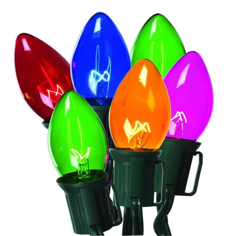 Christmas Wonderland Celebrations Incandescent C9 Multicolored 25 ct String Christmas Lights 25 ft.