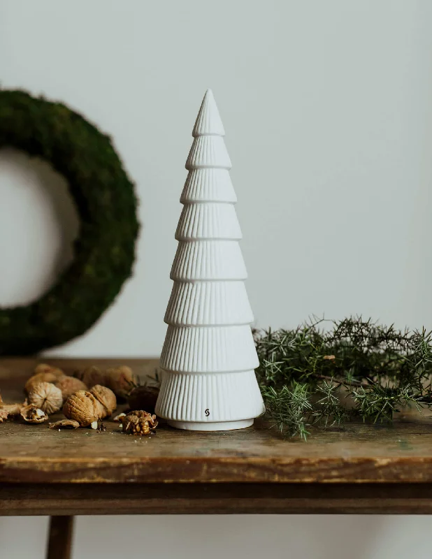 Christmas Pine Tree Ceramic Tree | Gransund | White | Large | by Storefactory