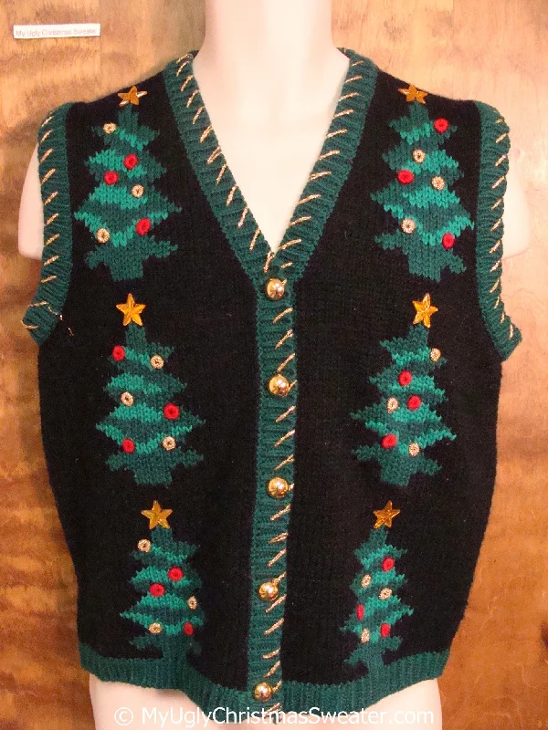 Christmas Shopping Cheap Christmas Sweater Vest with Trees