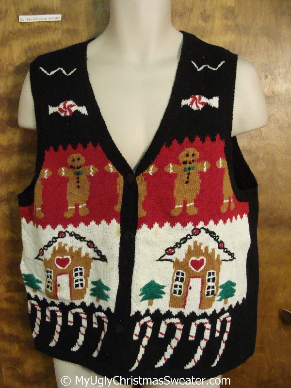 Christmas Pinecones Cheap Gingerbread Men Christmas Sweater Vest