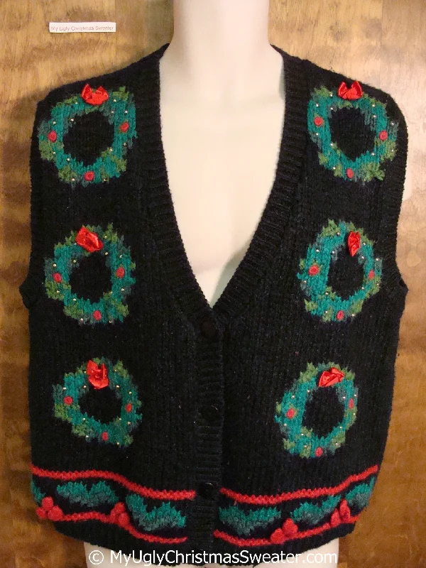 Christmas Starry Outdoor Lights Cheap Horrible 6pack of Green Wreaths Ugly Christmas Sweater Vest Christmas Starry Outdoor Lights Cheap Horrible 6pack of Green Wreaths Ugly Christmas Sweater Vest