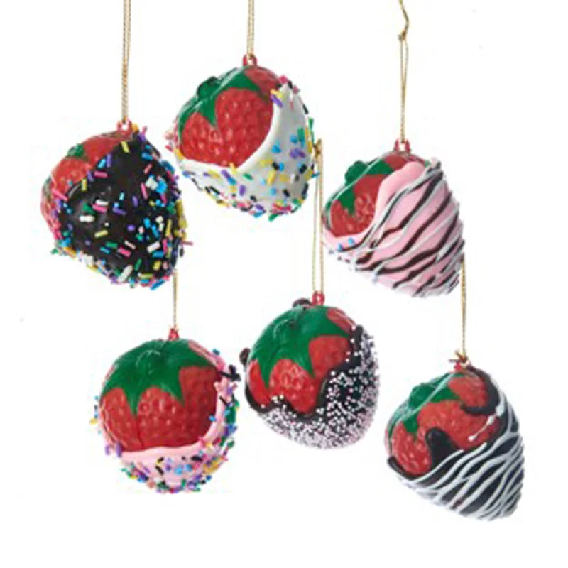 Christmas Gift Packing Station Chocolate Covered Strawberries Ornaments, 2 Inches, Assortment, 1 Count Christmas Gift Packing Station Chocolate Covered Strawberries Ornaments, 2 Inches, Assortment, 1 Count