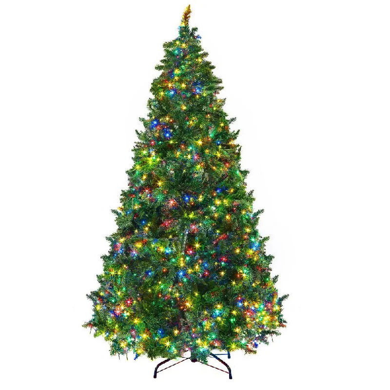 Christmas Star Christmas Tree 2.1m Xmas Tree Decoration 8 Light Mode Multi Colour