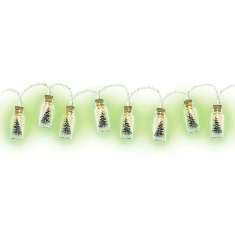 Christmas Twinkling Festive Lights Christmas Tree In Glass Bottle String Light Set, 1 Count Christmas Twinkling Festive Lights Christmas Tree In Glass Bottle String Light Set, 1 Count