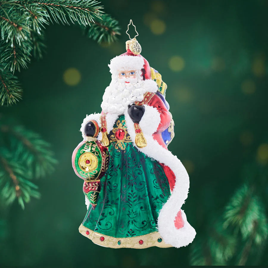 Holiday Treats Christopher Radko - Ornament - Santa's Sparkling Keepsake