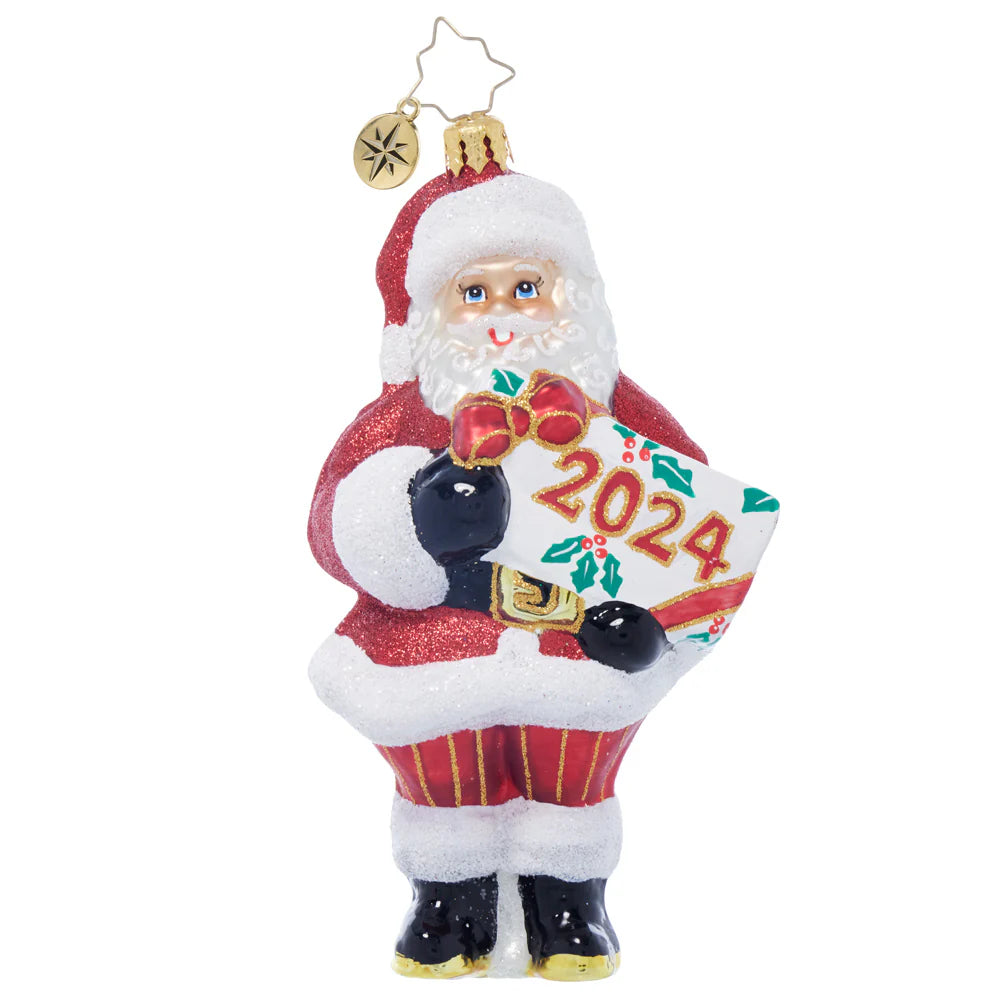 Christmas Dinner Christopher Radko Ornament - Santa's Special Gift 2024