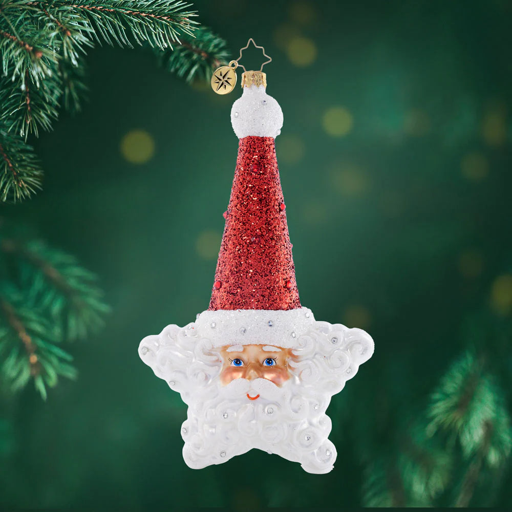 Holiday Fun Christopher Radko – Ornament - Santa's Star Power