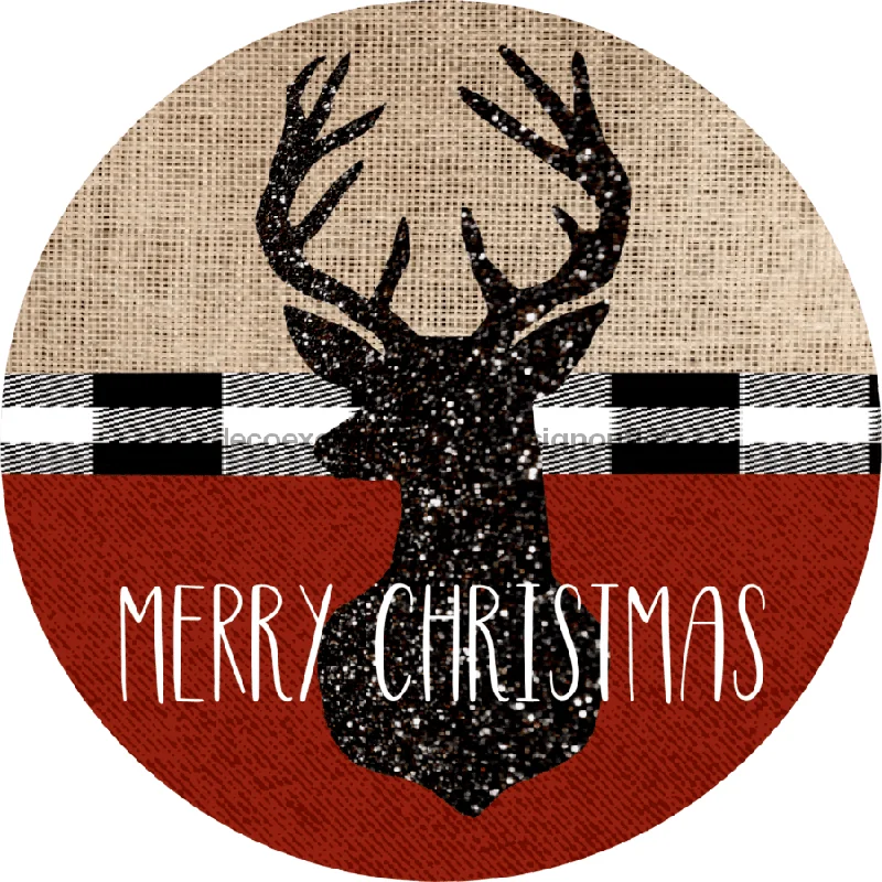 Christmas Candles Cottage Christmas Sign, Christmas Lodge, 10" Round,  VINYL-DECOE-723, Sign For Wreath, 10" Vinyl Round