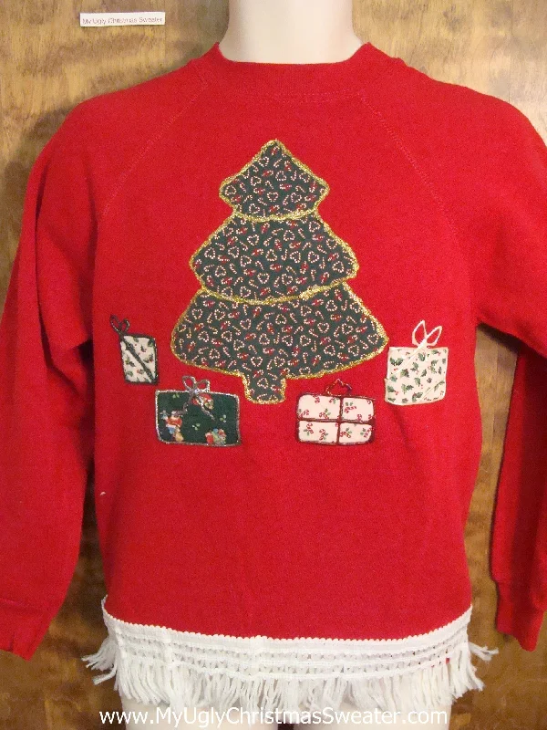 Crafty Tree and Gifts Christmas Sweatshirt