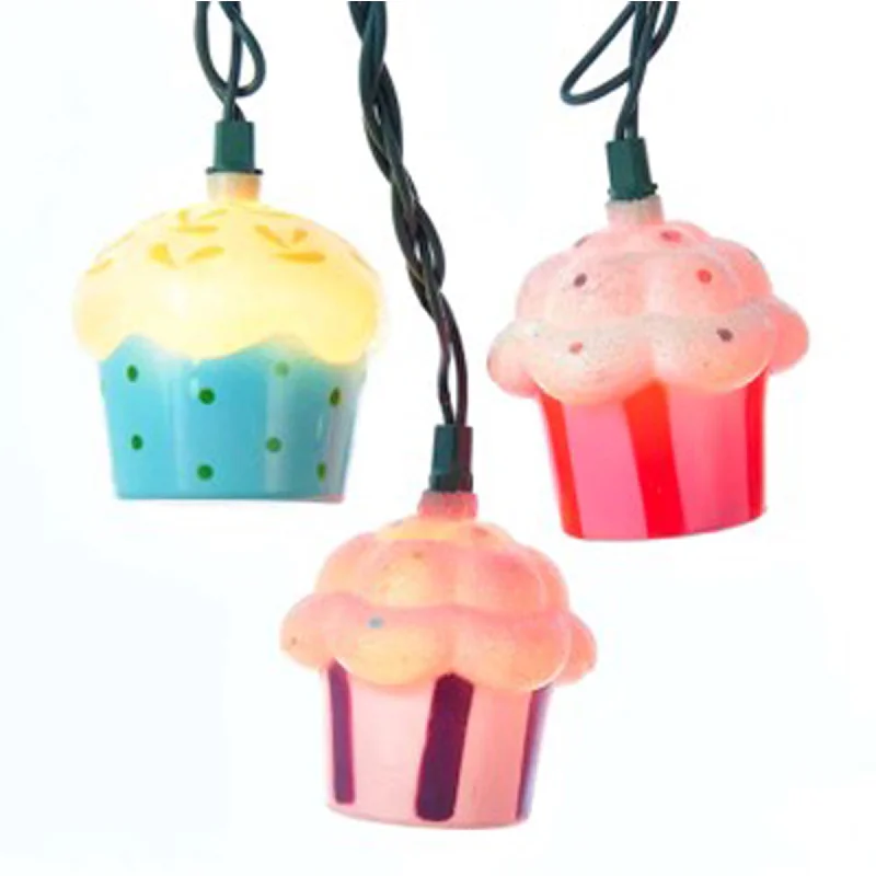 Holiday Season Cupcake Light Set, 138 Inches, 1 Count