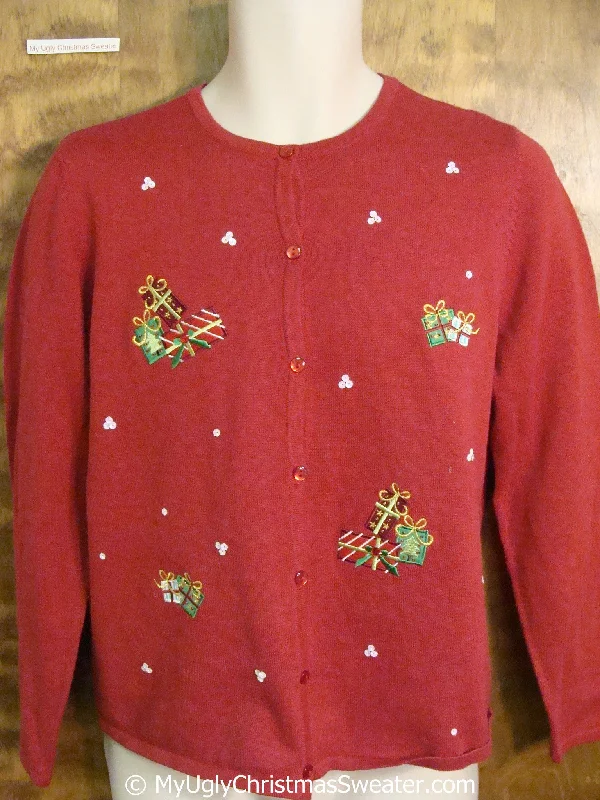 Christmas Day Cute Red Ugly Christmas Sweater