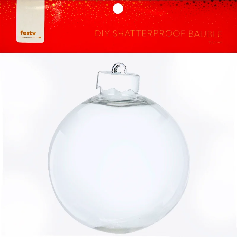 Christmas Feast DIY Christmas Shatterproof Bauble - 100mm