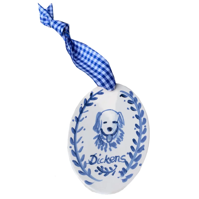 Christmas Winter Night Sky Dog Ornament