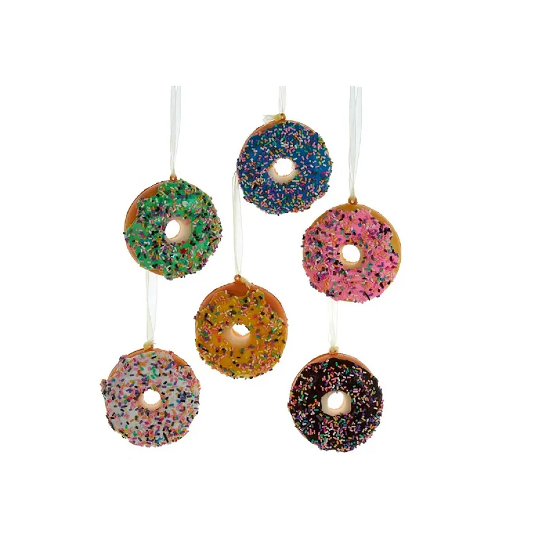 Christmas Winter Night Sky Donuts Ornaments, 2,75 Inches, Assortment, 1 Count
