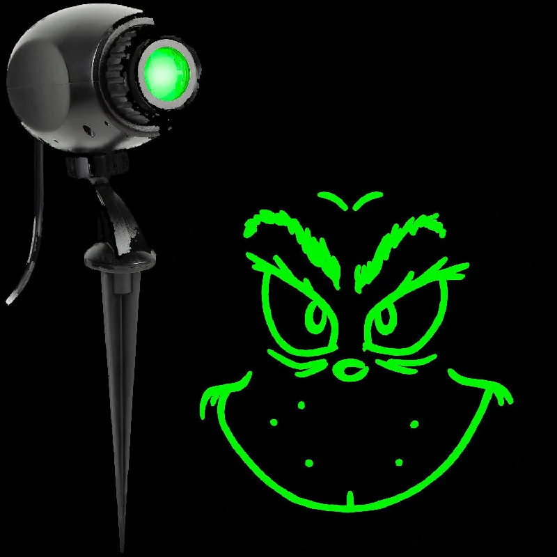 Christmas Songs Dr. Seuss™ The Grinch Green Projection Light Christmas Outdoor Yard Decoration