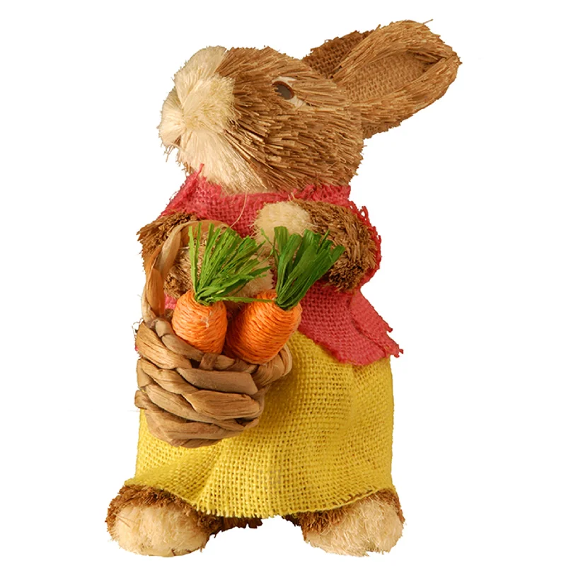 Christmas Crackling Wood Fire Female Brown Bunny Table Decoration, Easter Collection, 10 Inches Christmas Crackling Wood Fire Female Brown Bunny Table Decoration, Easter Collection, 10 Inches