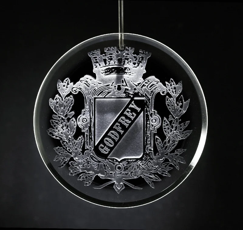 Christmas Cozy Holiday Magic Family Crest Ornament