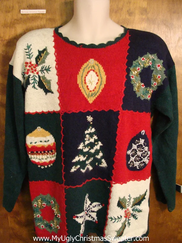 Christmas Countdown Festive 80s Colorful Ugly Christmas Jumper