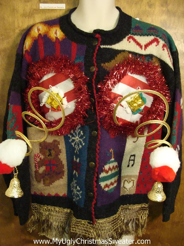 Santa Claus Funny Naughty Ugly Christmas Sweater