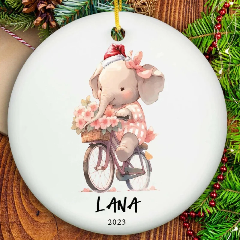 Christmas Baking Girls Christmas Ornament - Ceramic